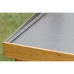STRENA FOLIJA KARIBU SAMOLEPILNA MEMBRANA ALUMINIJ SIVA 100X500X0.1